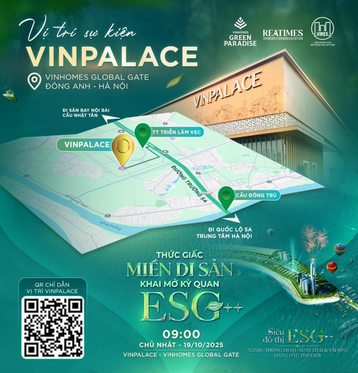 A poster of a building with a mapAI-generated content may be incorrect.